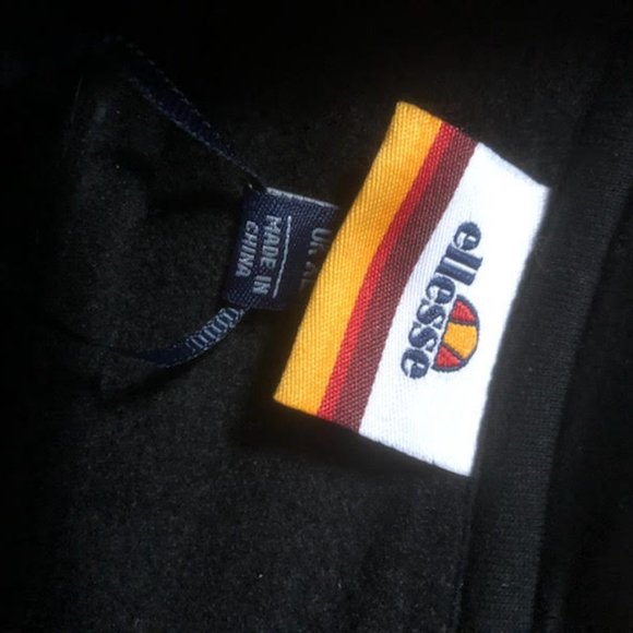 ELLESSE MENS BLACK HOODY SIZE XL BRAND NEW - Picture 4 of 7